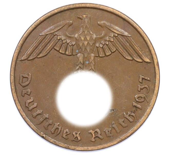 Монета 2 рейхспфеннига 1937 года A Германия (Артикул: K10-6324) — Фото №1