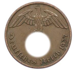 2 рейхспфеннига 1937 года F Германия — Фото №1