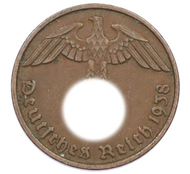 Монета 2 рейхспфеннига 1938 года D Германия (Артикул: K10-6330) — Фото №1