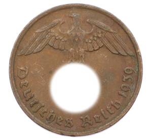 2 рейхспфеннига 1939 года G Германия — Фото №1