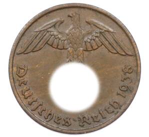 2 рейхспфеннига 1938 года J Германия — Фото №1