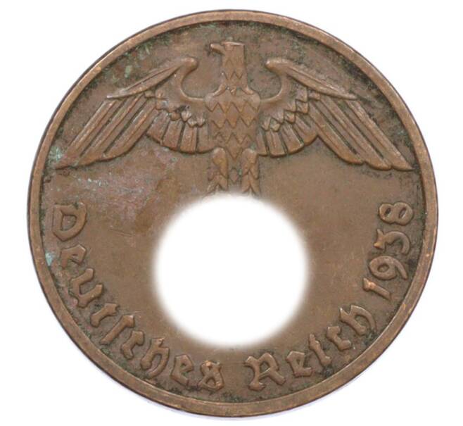 Монета 2 рейхспфеннига 1938 года D Германия (Артикул: K10-6340) — Фото №1