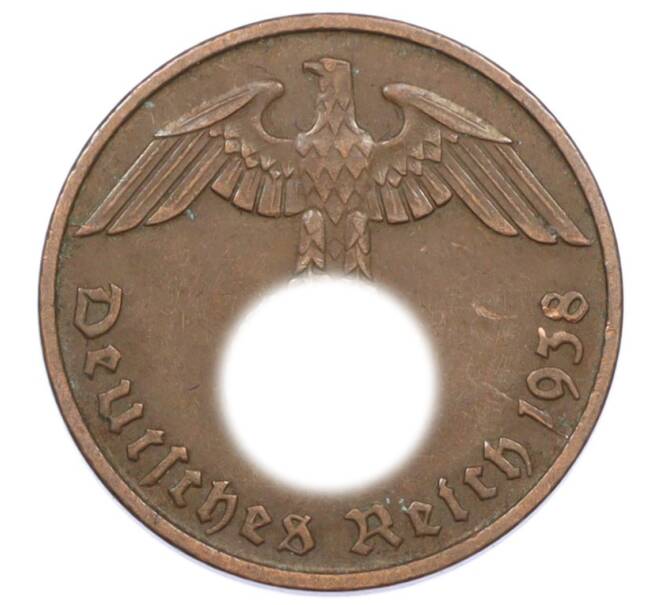 Монета 2 рейхспфеннига 1938 года D Германия (Артикул: K10-6343) — Фото №1