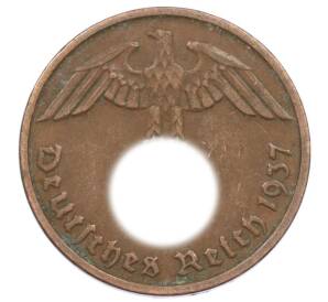 2 рейхспфеннига 1937 года D Германия — Фото №1