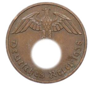 2 рейхспфеннига 1938 года F Германия — Фото №1