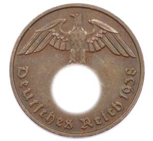 2 рейхспфеннига 1938 года E Германия — Фото №1