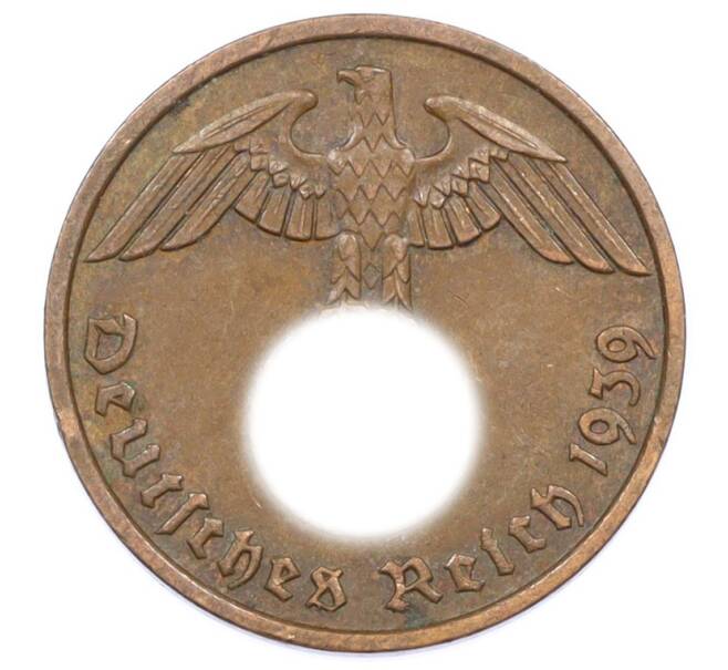 Монета 2 рейхспфеннига 1939 года F Германия (Артикул: K10-6357) — Фото №1