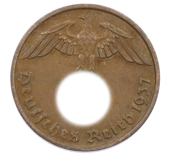 Монета 2 рейхспфеннига 1937 года A Германия (Артикул: K10-6364) — Фото №1