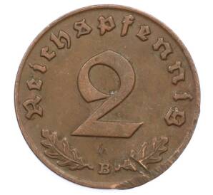 2 рейхспфеннига 1939 года B Германия — Фото №2