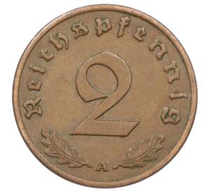 2 рейхспфеннига 1937 года A Германия — Фото №2