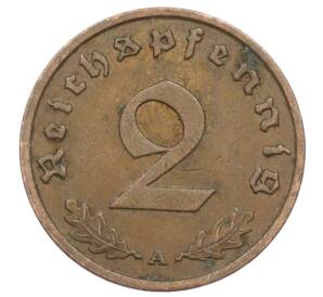 2 рейхспфеннига 1937 года A Германия — Фото №2