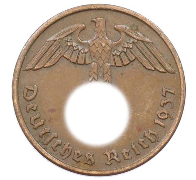 Монета 2 рейхспфеннига 1937 года A Германия (Артикул: K10-6372) — Фото №1