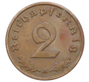 2 рейхспфеннига 1937 года A Германия — Фото №2