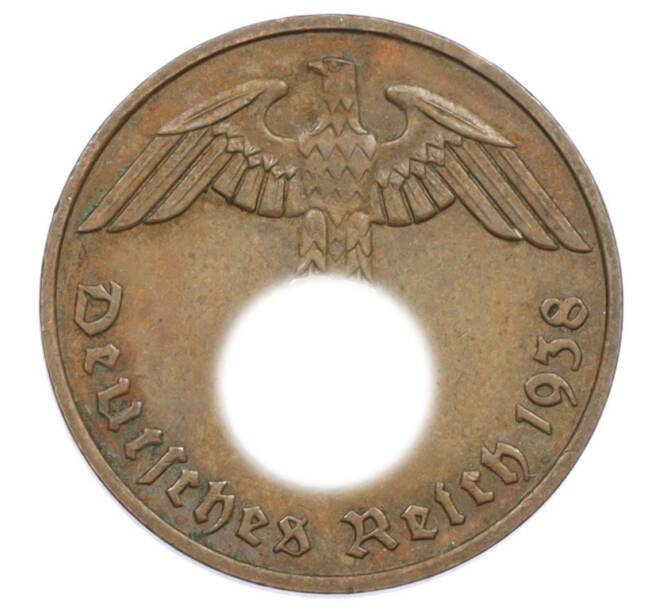 Монета 2 рейхспфеннига 1938 года E Германия (Артикул: K10-6374) — Фото №1