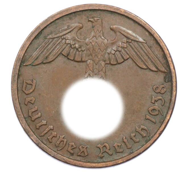 Монета 2 рейхспфеннига 1938 года D Германия (Артикул: K10-6376) — Фото №1