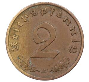 2 рейхспфеннига 1939 года A Германия — Фото №2