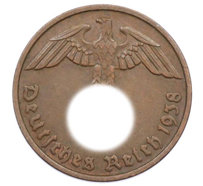 Монета 2 рейхспфеннига 1938 года D Германия (Артикул: K10-6381) — Фото №1