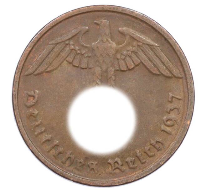 Монета 2 рейхспфеннига 1937 года D Германия (Артикул: K10-6383) — Фото №1