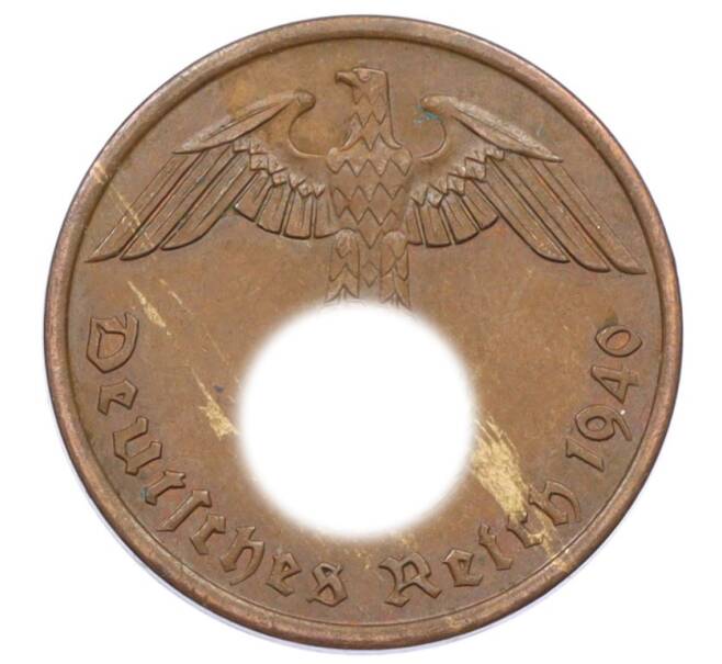 Монета 2 рейхспфеннига 1940 года A Германия (Артикул: K10-6384) — Фото №1