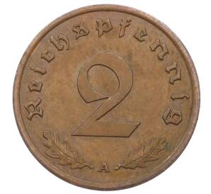 2 рейхспфеннига 1940 года A Германия — Фото №2