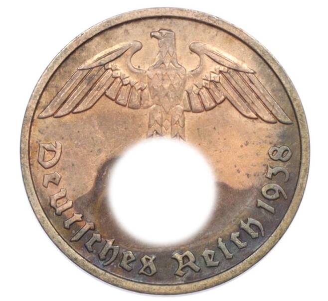 Монета 2 рейхспфеннига 1938 года A Германия (Артикул: K10-6385) — Фото №1