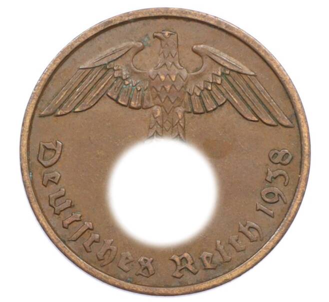 Монета 2 рейхспфеннига 1938 года A Германия (Артикул: K10-6388) — Фото №1