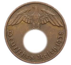 2 рейхспфеннига 1938 года D Германия — Фото №1