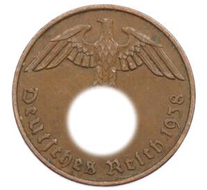 2 рейхспфеннига 1938 года F Германия — Фото №1