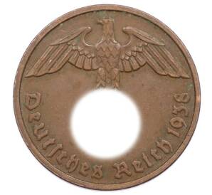 2 рейхспфеннига 1938 года D Германия — Фото №1