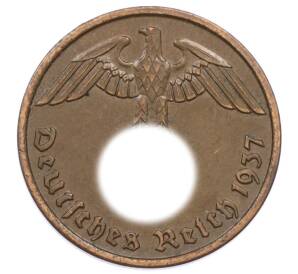 2 рейхспфеннига 1937 года F Германия — Фото №1