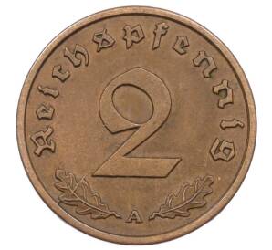 2 рейхспфеннига 1939 года A Германия — Фото №2