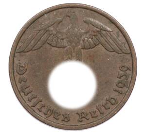 2 рейхспфеннига 1939 года D Германия — Фото №1