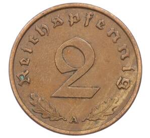 2 рейхспфеннига 1938 года A Германия — Фото №2