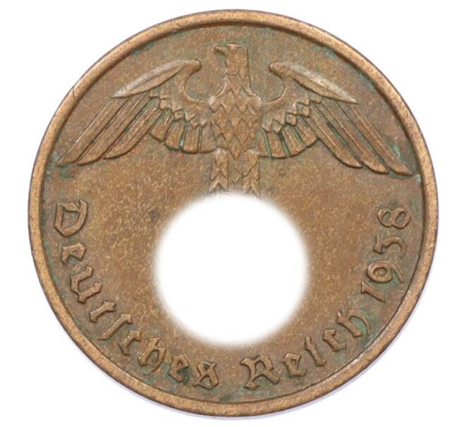 Монета 2 рейхспфеннига 1938 года A Германия (Артикул: K10-6407) — Фото №1