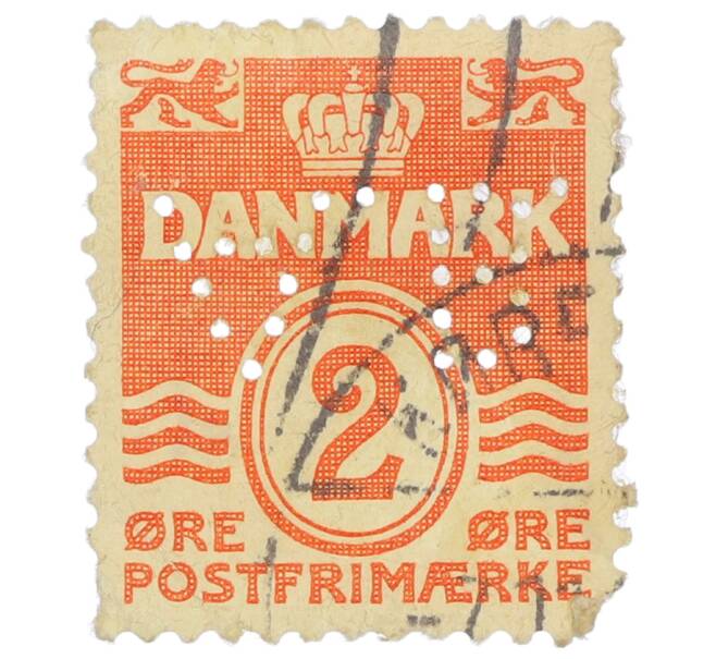 Почтовая марка 2 эре 1952 года Дания (Артикул: P2-0403) — Фото №1