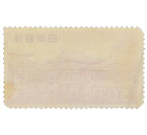 Почтовая марка 30 йен 1959 года Япония «Буддийский храм Бедо-ин» — Фото №2