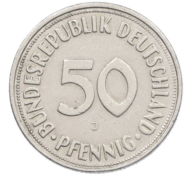 Монета 50 пфеннигов 1950 года J Западная Германия (ФРГ) (Артикул: K10-6748) — Фото №2