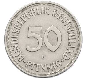 50 пфеннигов 1950 года F Западная Германия (ФРГ) — Фото №2