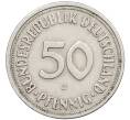 Монета 50 пфеннигов 1950 года J Западная Германия (ФРГ) (Артикул: K10-6760) — Фото №2