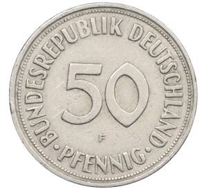 50 пфеннигов 1950 года F Западная Германия (ФРГ) — Фото №2