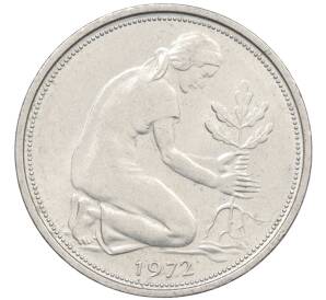50 пфеннигов 1972 года D Западная Германия (ФРГ) — Фото №1