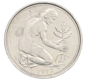 50 пфеннигов 1972 года J Западная Германия (ФРГ) — Фото №1