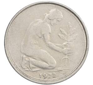 50 пфеннигов 1972 года F Западная Германия (ФРГ) — Фото №1