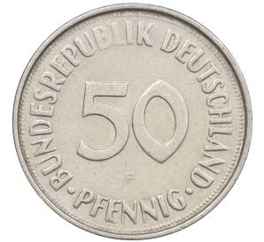 50 пфеннигов 1972 года F Западная Германия (ФРГ) — Фото №2