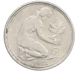 50 пфеннигов 1972 года D Западная Германия (ФРГ) — Фото №1