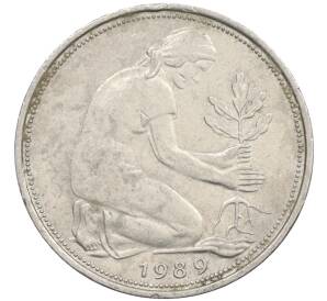 50 пфеннигов 1989 года D Западная Германия (ФРГ) — Фото №1