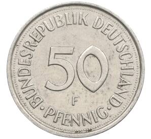 50 пфеннигов 1989 года F Западная Германия (ФРГ) — Фото №2