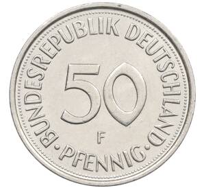 50 пфеннигов 1989 года F Западная Германия (ФРГ) — Фото №2