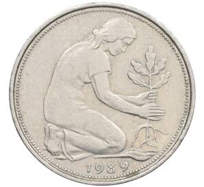 50 пфеннигов 1989 года J Западная Германия (ФРГ) — Фото №1