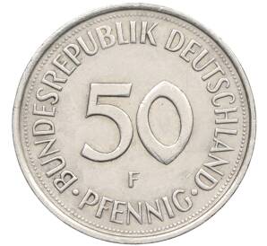 50 пфеннигов 1989 года F Западная Германия (ФРГ) — Фото №2